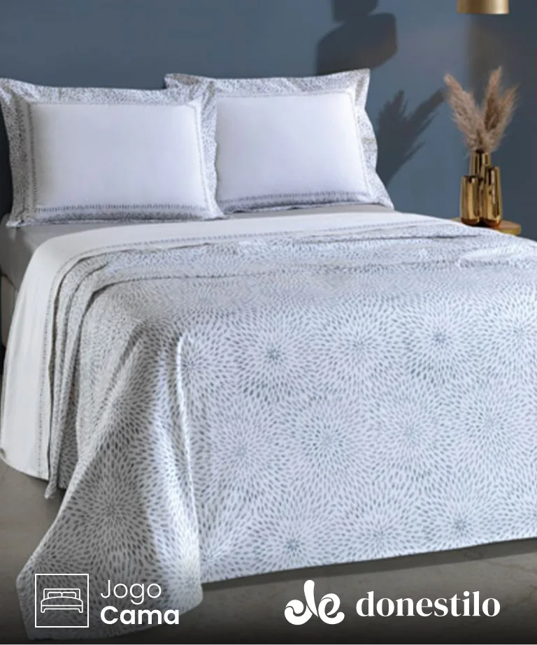 Jogo de Cama Casal 4 peças Döhler Chuva de Sorte