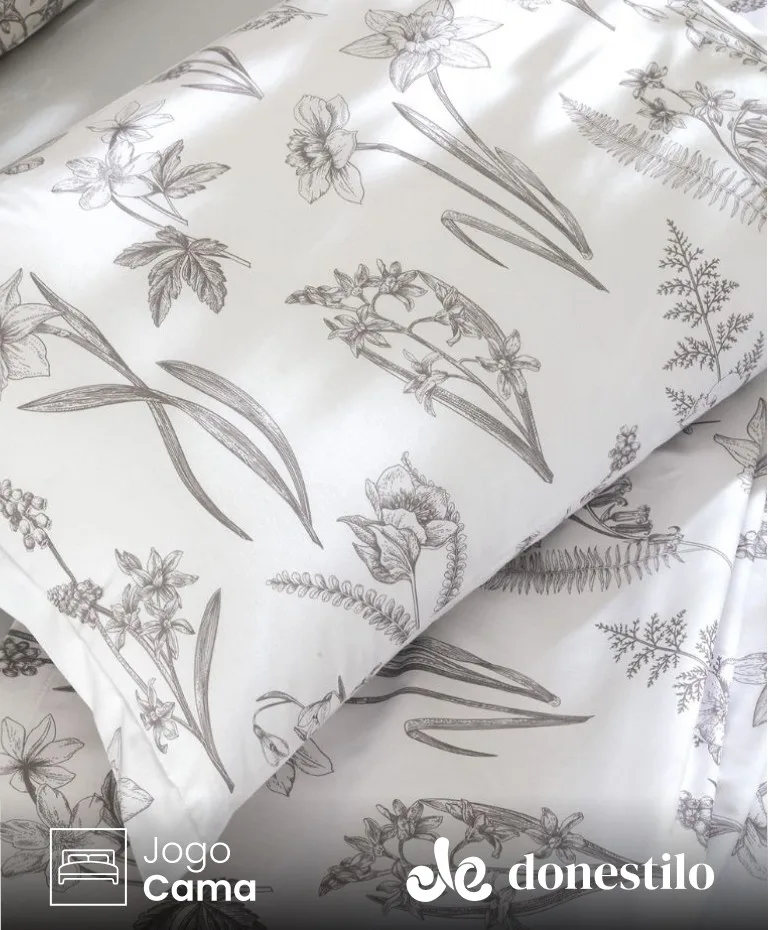 Jogo de Cama Casal 4 peças Döhler Flora