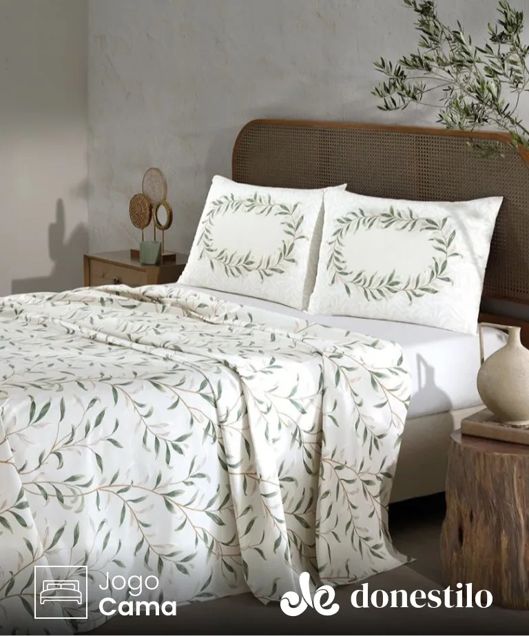 Jogo de Cama Casal 4 peças Döhler Maite