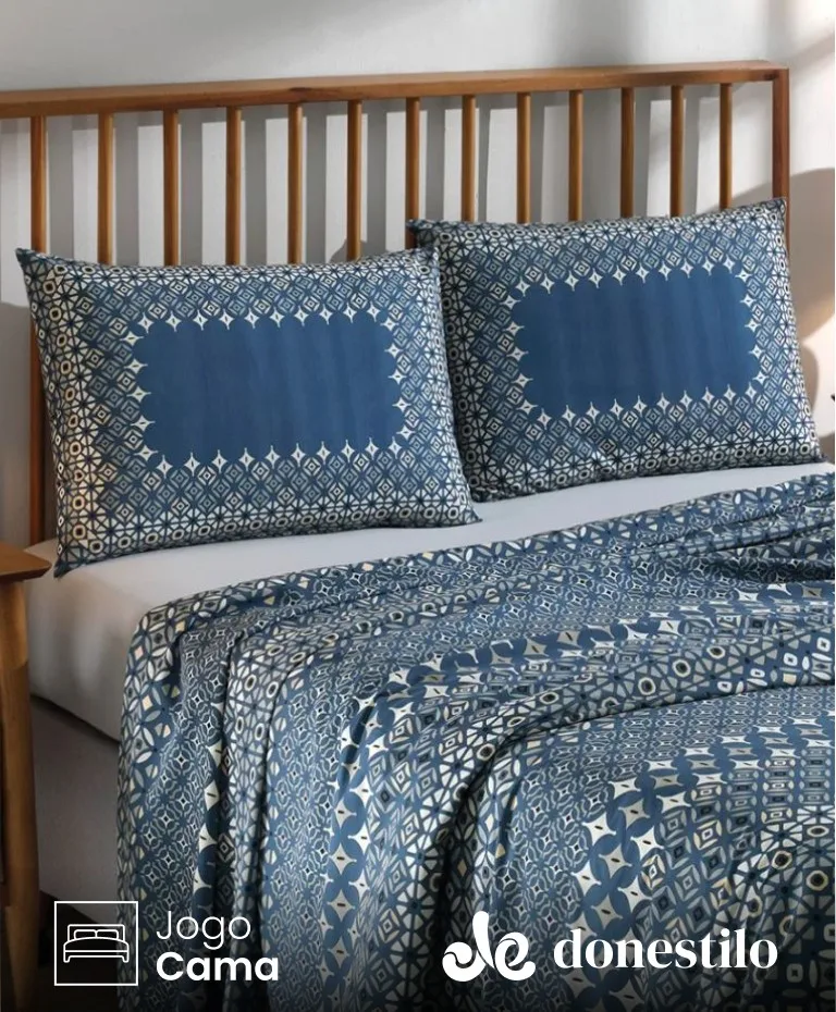 Jogo de Cama Casal 4 peças Monte Carlo Döhler