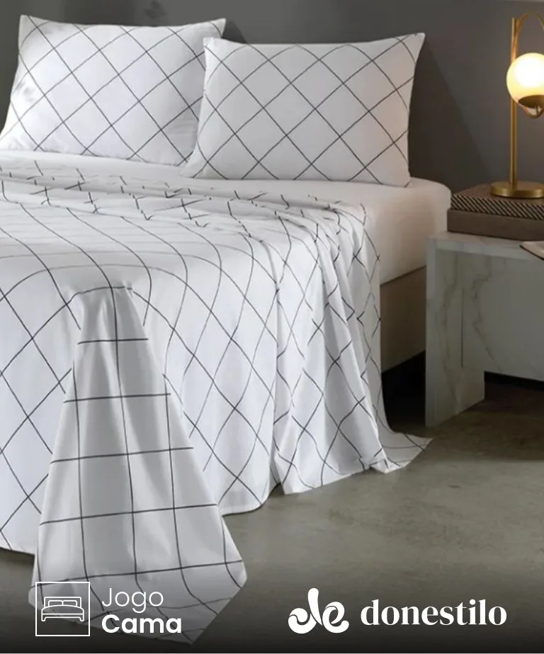Jogo de Cama Casal 4 peças Döhler Orion