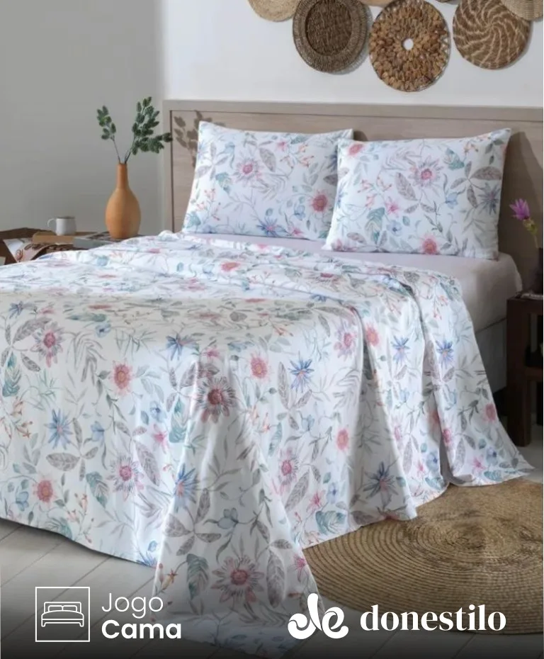 Jogo de Cama Casal 4 peças Döhler Stella