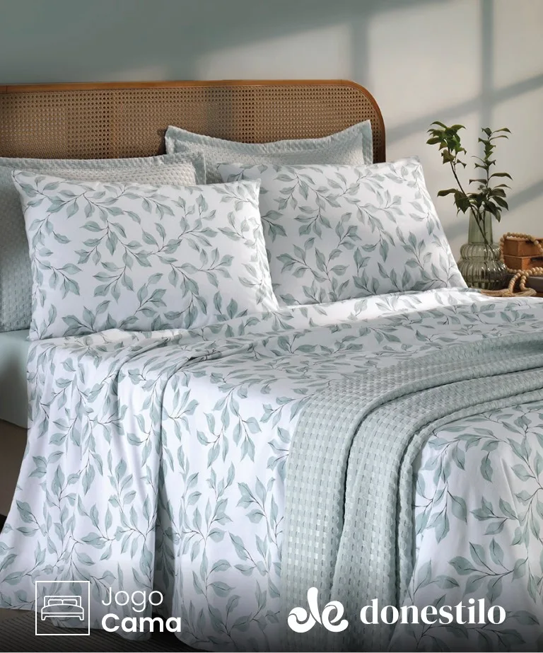 Jogo de Cama Casal 4 peças Valesca Döhler