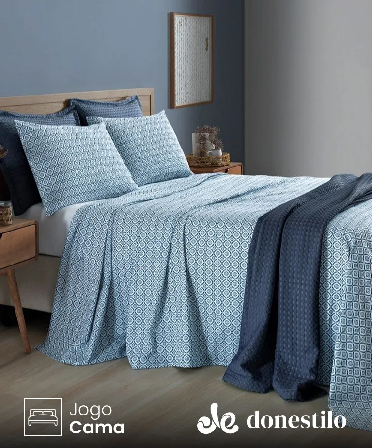 Jogo de Cama Casal 4 peças Döhler Veneto