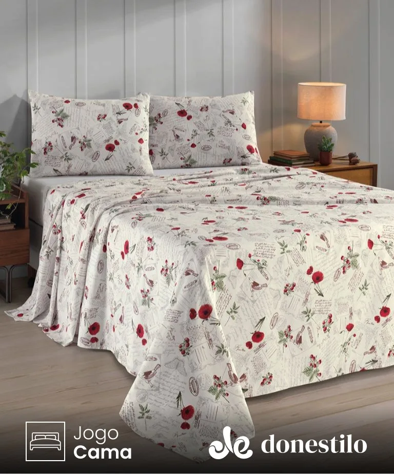 Jogo de Cama Casal 4 peças Verena Döhler