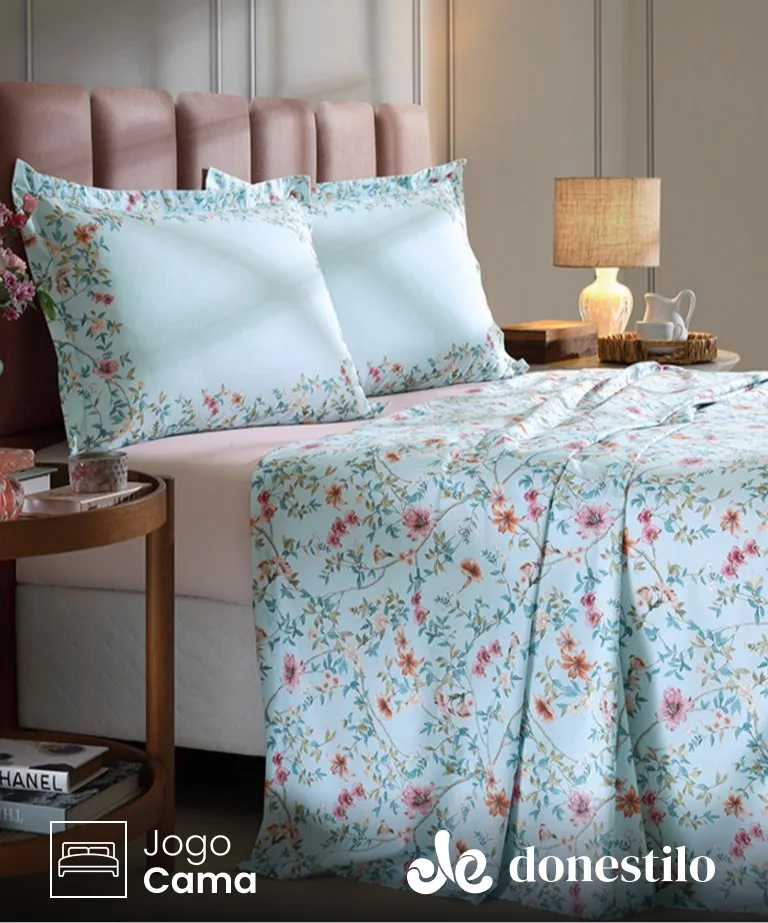 Jogo de Cama Queen 4 peças Döhler Fiorella