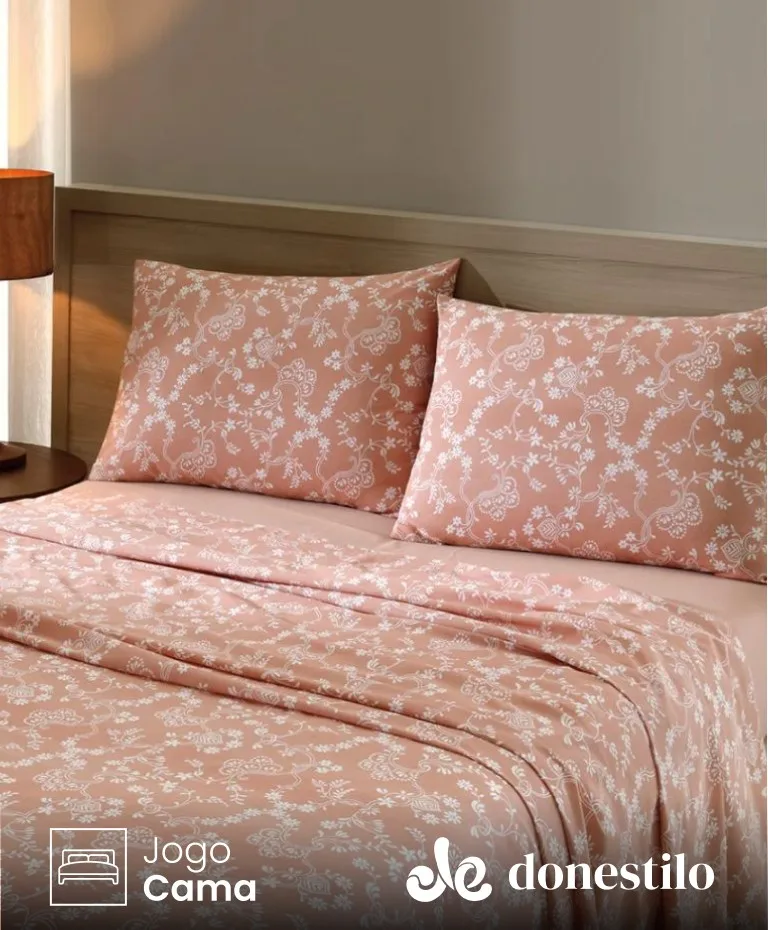 Jogo de Cama Queen 4 peças Döhler Paola