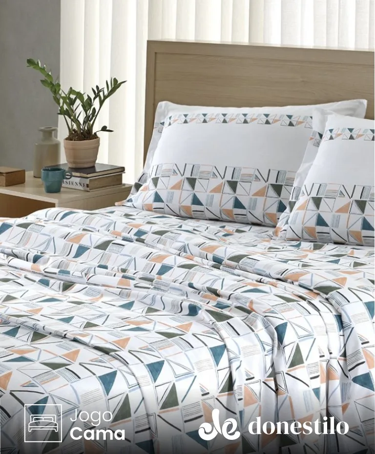 Jogo de Cama Queen 4 peças Döhler Sara