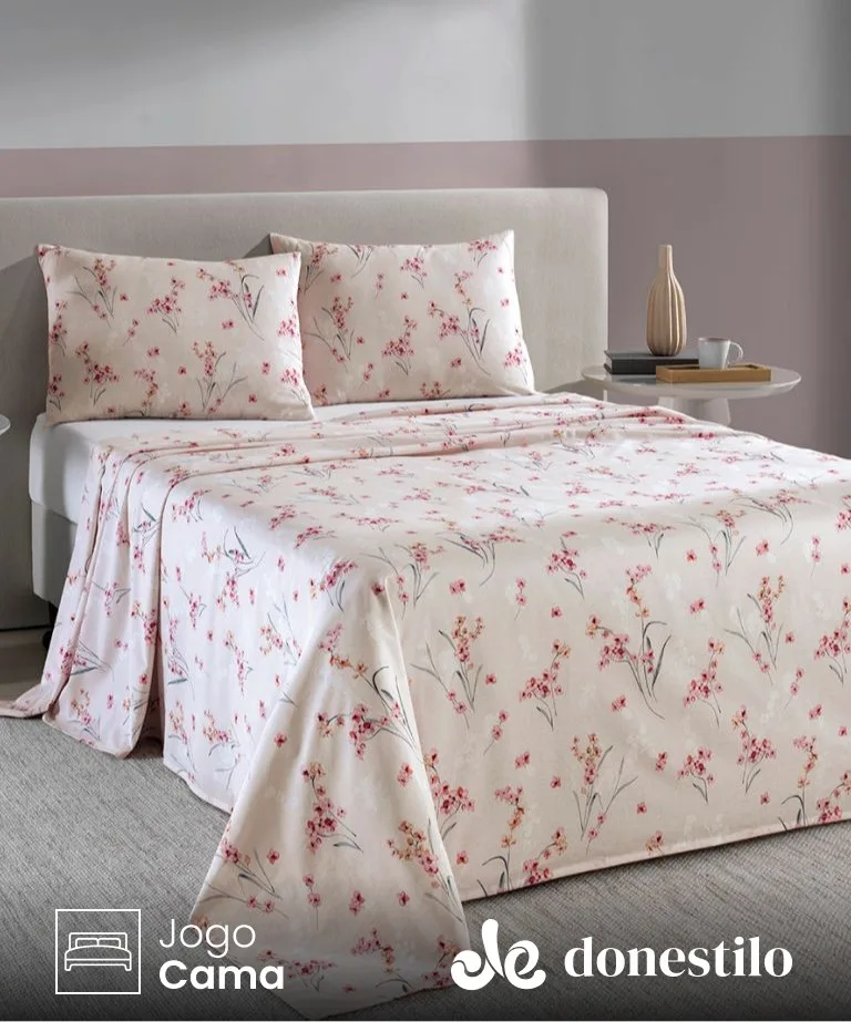 Jogo de Cama Queen 4 peças Vanessa Döhler