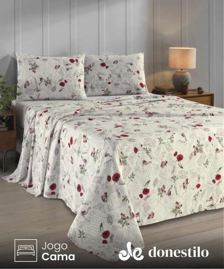 Jogo de Cama Queen 4 peças Verena Döhler