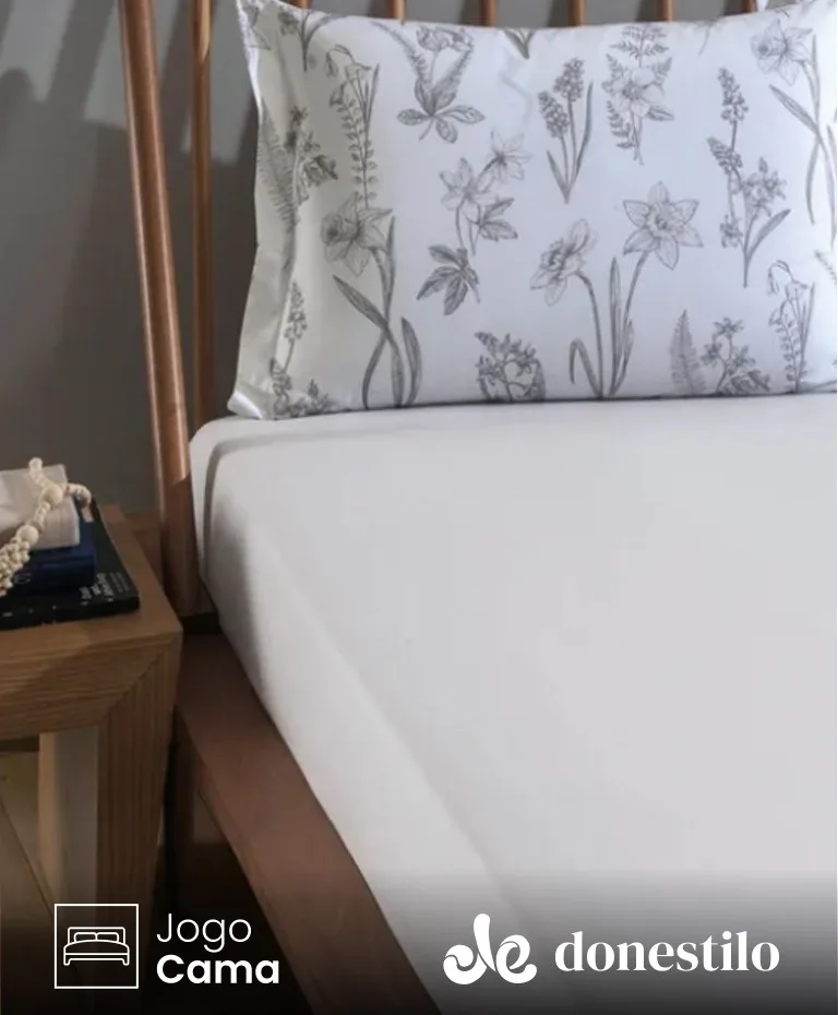 Jogo de Cama Solteiro 2 peças Flora Döhler