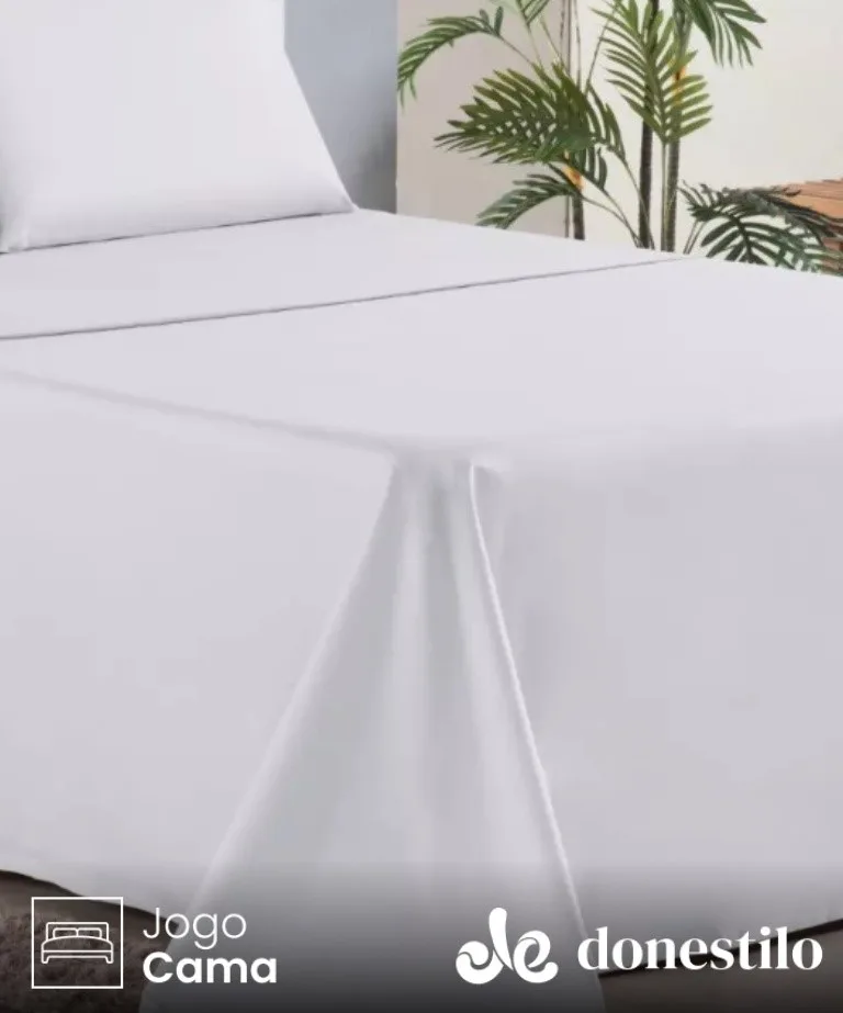 Jogo de Cama Solteiro 3 Peças Texhome Lisa