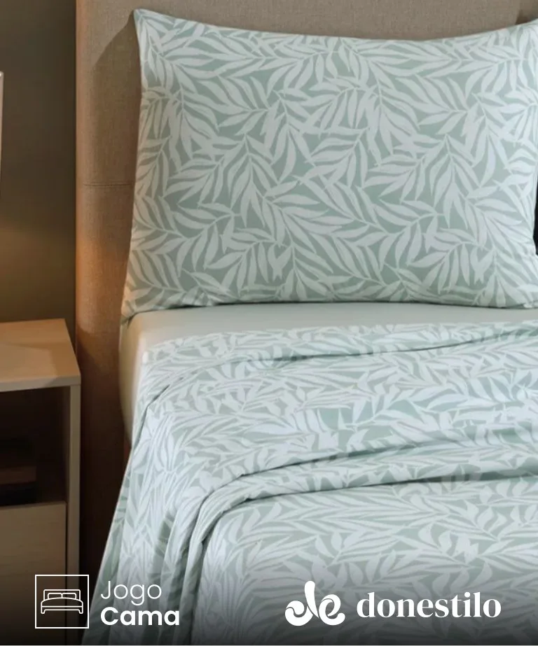 Jogo de Cama Solteiro 3 peças Döhler Palmira