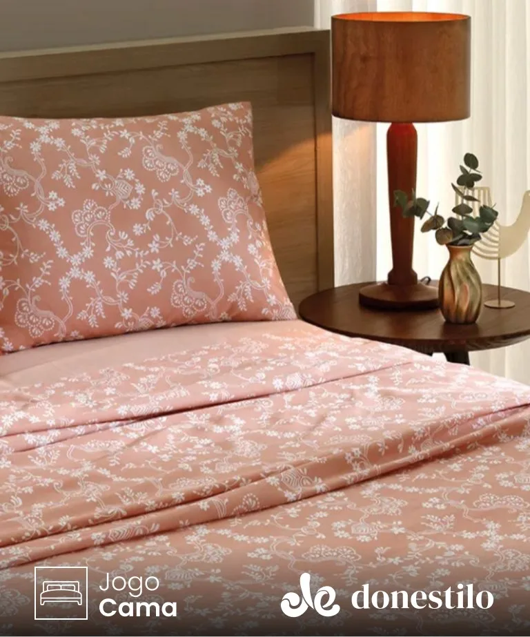 Jogo de Cama Solteiro 3 peças Döhler Paola
