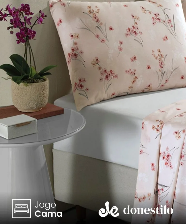 Jogo de Cama Solteiro 3 peças Vanessa Döhler