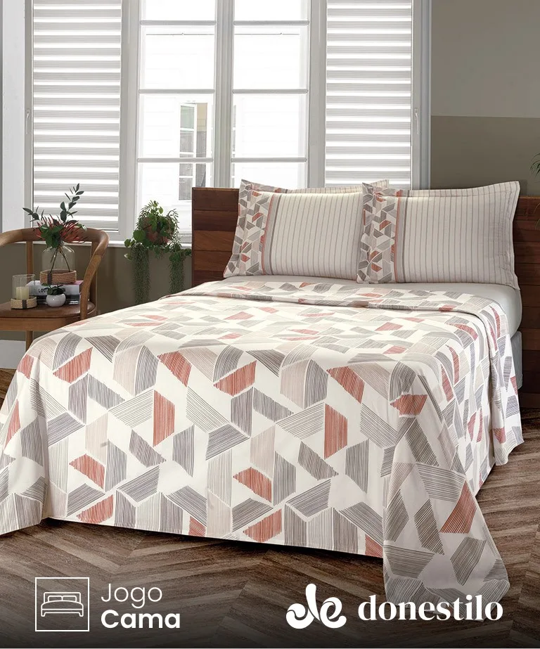 Jogo de Cama Queen 4 peças Döhler Elly