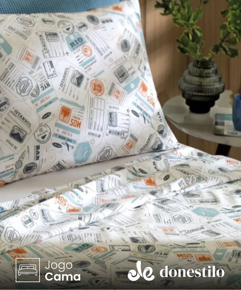 Jogo de Cama Solteiro 3 peças Allegra Döhler