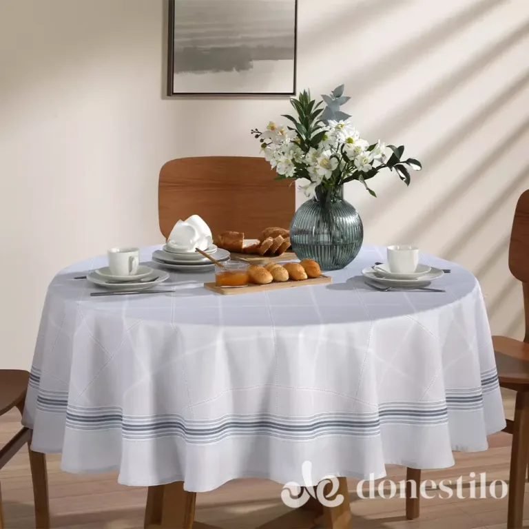 Toalha de Mesa Redonda Döhler Renova Ciel D com 1,80m em Cotiporã RS