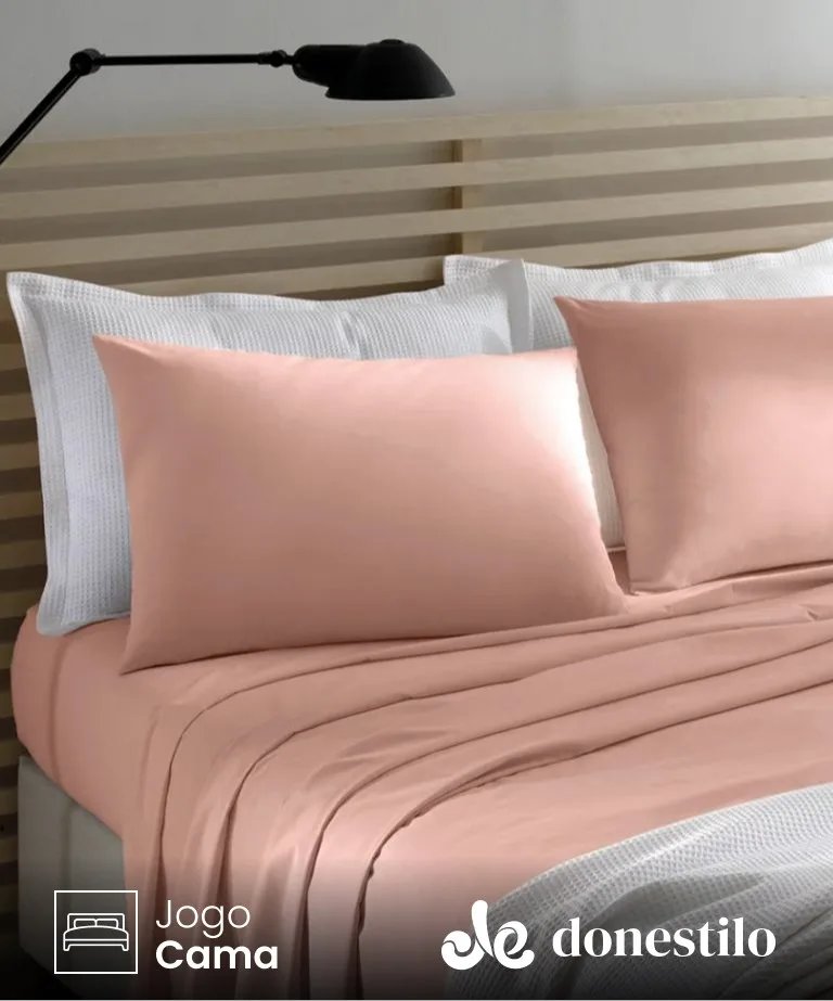 Jogo de Cama King 4 peças Döhler Priori Unicolor Jogo de Cama King 4 peças Döhler Priori Unicolor