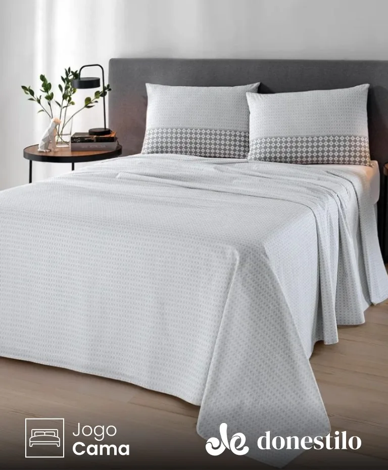 Jogo de Cama Queen 4 peças Döhler Harmonia Jogo de Cama Queen 4 peças Döhler Harmonia