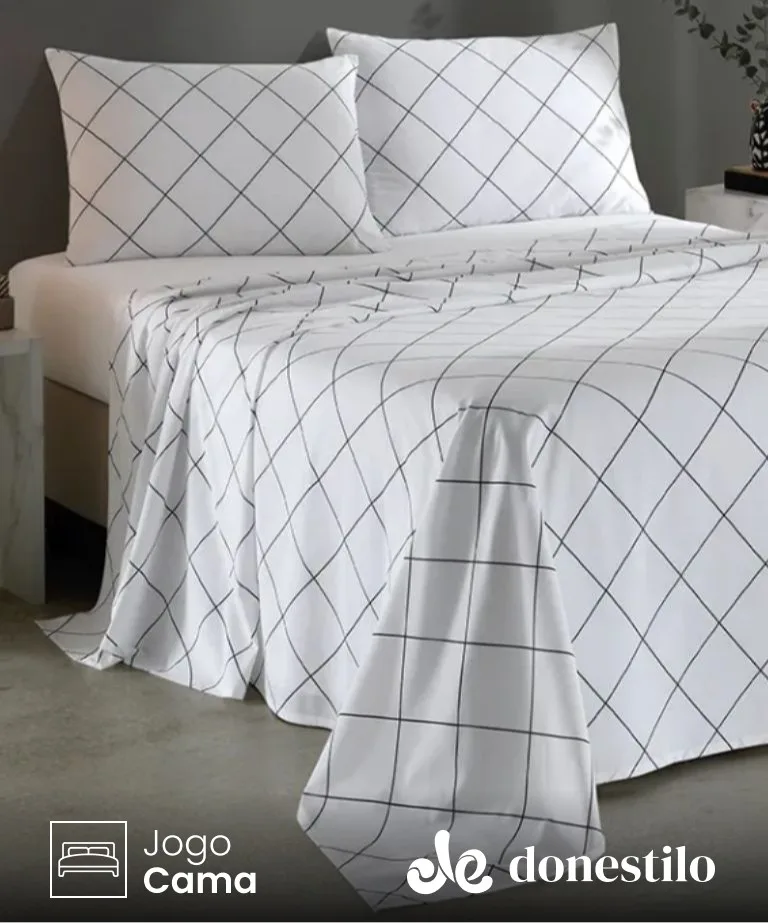 Jogo de Cama Queen 4 peças Döhler Orion Jogo de Cama Queen 4 peças Döhler Orion